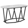 vidaXL S&oacute;fabor&eth; Gr&aacute;r 80 x 40 x 40.5 cm Sni&eth;in vi&eth;ur og m&aacute;lmur