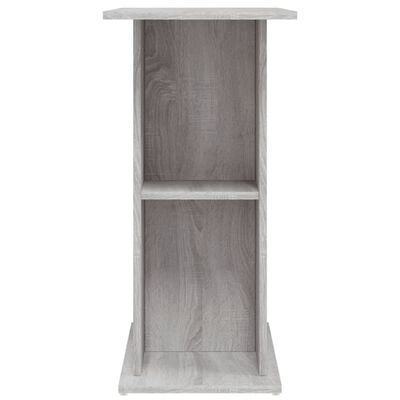 vidaXL Fiskabúrsstandur Grár Sonoma 75x36x72,5 cm Samsettur Viður