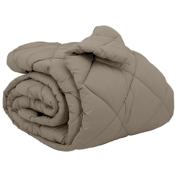 vidaXL Vetrar s&aelig;ng Lj&oacute;sgr&aacute;r 200 x 240 cm M&iacute;kr&oacute;f&iacute;ber