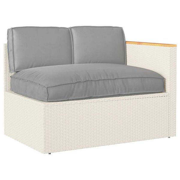 vidaXL P&uacute;&eth;asett 3 pcs Gr&aacute;r Oxford efni