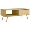 vidaXL S&oacute;fabor&eth; Sonoma Eik 100x49,5x43 cm Samsettur Vi&eth;ur