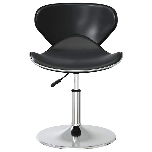 vidaXL Bor&eth;stofust&oacute;lar 6 stk. Svart Gervile&eth;ur