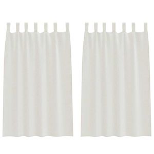 vidaXL Voile gard&iacute;na 2 pcs Rj&oacute;malitur 175 x 140 cm P&oacute;l&yacute;ester
