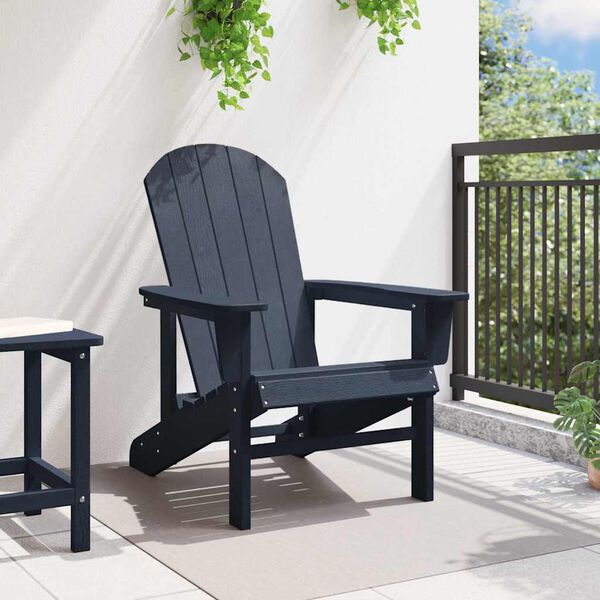 vidaXL Adirondack st&oacute;ll D&ouml;kkbl&aacute;r 82 x 74 x 92 cm HDPE
