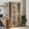 vidaXL Highboard Artisan Oak 82,5x30,5x185 cm Hanna&eth;ur vi&eth;ur
