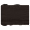 vidaXL Bor&eth;plata 80x60x(2-4)cm Me&eth;h&ouml;ndla&eth;ur Vi&eth;ur N&aacute;tt&uacute;rulegar Br&uacute;nir