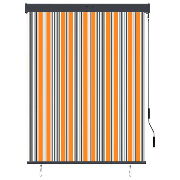 vidaXL &Uacute;tir&uacute;llugard&iacute;na 120x250 cm Gul og Bl&aacute;