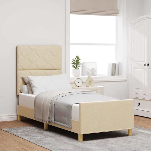 vidaXL Ramsv&iacute;k me&eth; h&ouml;fu&eth;gafl Rj&oacute;malitur 80 x 200 cm d&uacute;kur