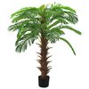 vidaXL Gervi Cycas Pálmi með Blómapotti 140 cm Grænt