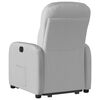 vidaXL Electric Stand up Recliner st&oacute;ll Cloud Grey Efni