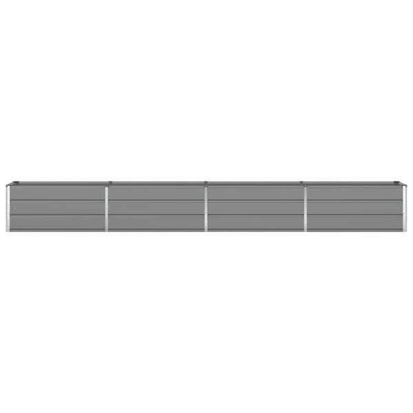 vidaXL Pl&ouml;ntuker Lj&oacute;sgr&aacute;r 480 x 50 x 45 cm Galvaniserad st&aacute;l