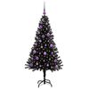 vidaXL J&oacute;latr&eacute; me&eth; 150 LED me&eth; standi Svartur 150 cm PVC