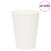 vidaXL Papp&iacute;rs kaffibollar 1000 stk 12oz 300ml Hv&iacute;tt