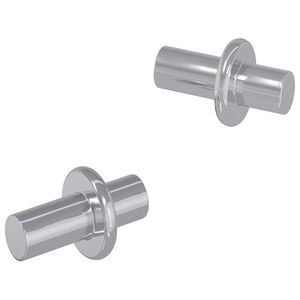 vidaXL Hillupinn 2 pcs Silfur 8,6 x 8,6 x 14,6 mm St&aacute;l