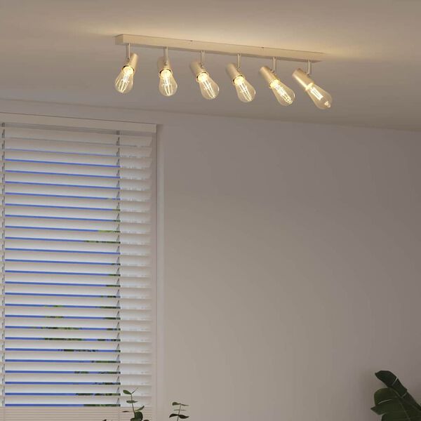 vidaXL Loftskastari me&eth; svi&eth;slj&oacute;sum Nikkel 73 x 6,5 x 11,5 cm metal