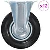 vidaXL 12 stk. F&ouml;st hj&oacute;l 125 mm