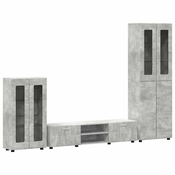 vidaXL Sj&oacute;nvarpssk&aacute;pasett me&eth; sk&uacute;ffu FLORIN Steingri&eth; Samsettur vi&eth;ur