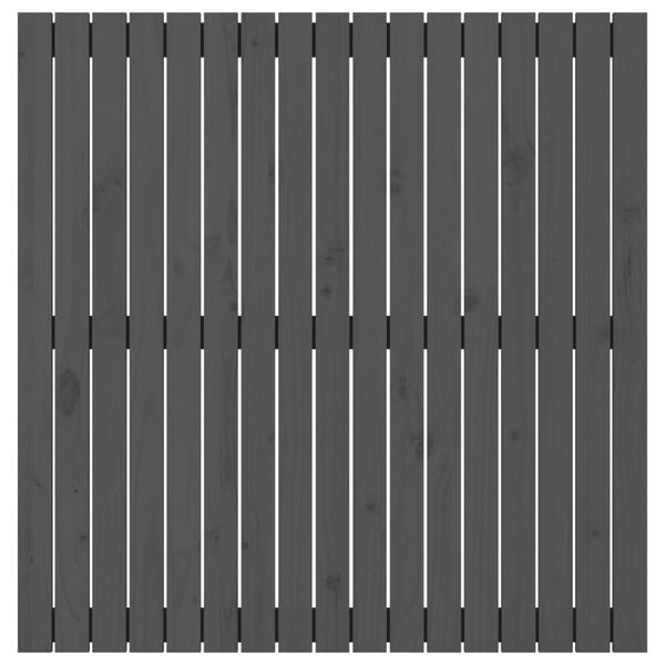vidaXL Vegghengdur H&ouml;f&eth;agafl Gr&aacute;r 108x3x110 cm Gegnheil Fura