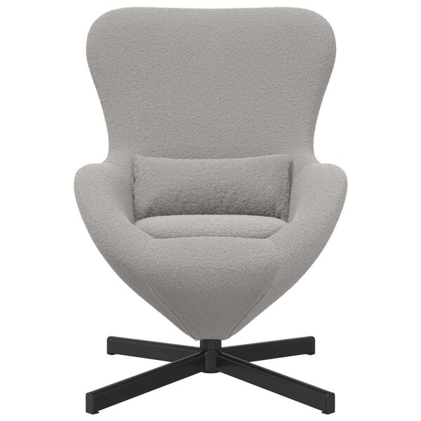 vidaXL Eggst&oacute;ll Lj&oacute;sgr&aacute;r 63 x 73 x 90 cm d&uacute;kur