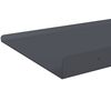 vidaXL Flj&oacute;tandi skrifbor&eth; 2 pcs Antras&iacute;t 80 x 18 x 2,5 cm St&aacute;l