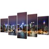 Prenta&eth;ar Strigamyndir Sett Litmynd New York &Uacute;tl&iacute;nur 200 x 100 cm