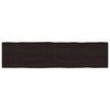 vidaXL Bor&eth;plata D&ouml;kkgr&aacute; 200x50x(2-4) cm Me&eth;h&ouml;ndlu&eth; N&aacute;tt&uacute;rul. Br&uacute;nir
