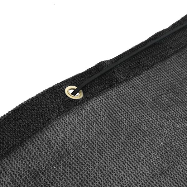 vidaXL Kerrunet HDPE 1,5 x 2,7 m Svart