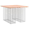 vidaXL gar&eth;bor&eth; &uacute;r gabion-h&ouml;nnun 100x102x72 cm &uacute;r gegnheilu tr&eacute; &uacute;r Douglas