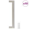 vidaXL Sk&aacute;pur Handf&ouml;ng 10 stk Silfurlitu&eth; 160 mm Ry&eth;fr&iacute;tt st&aacute;l