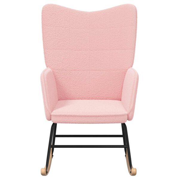 vidaXL H&aelig;gtist&oacute;ll Bleikur Sherpa efni