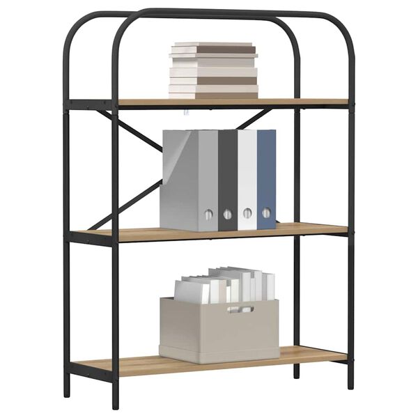 vidaXL Hilla Artisan Eik 80 x 30 x 109 cm Samsettur vi&eth;ur