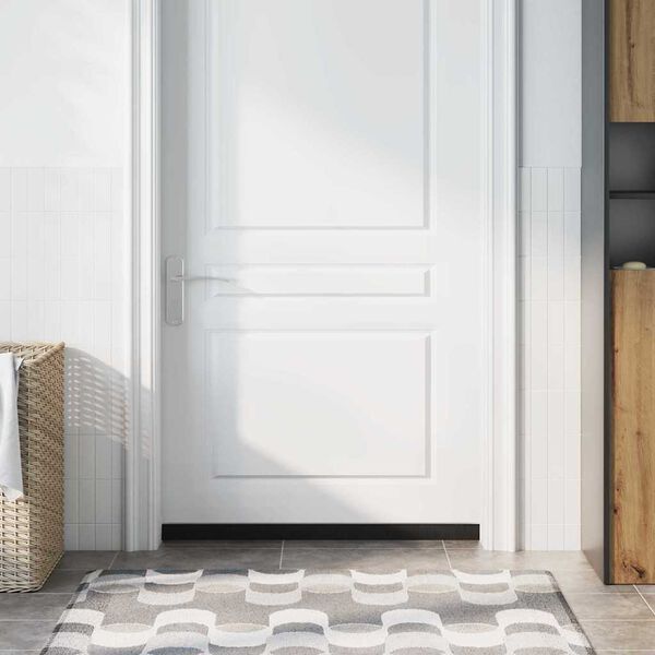 vidaXL Sj&aacute;lfklemmdu hur&eth;arbrosseglin 2 pcs Silfur 100 cm &Aacute;lblenda