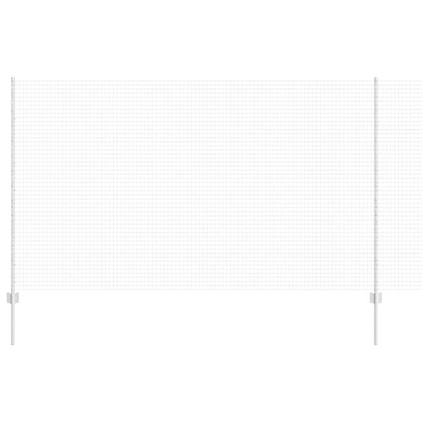 vidaXL Gir&eth;ing me&eth; p&oacute;st Silfur 1,4 x 25 m St&aacute;l