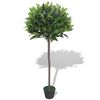 vidaXL Gervi L&aacute;rvi&eth;arplanta me&eth; Potti 125 cm Gr&aelig;n