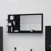 805016 vidaXL Bathroom Mirror Black 90x10,5x45 cm Chipboard
