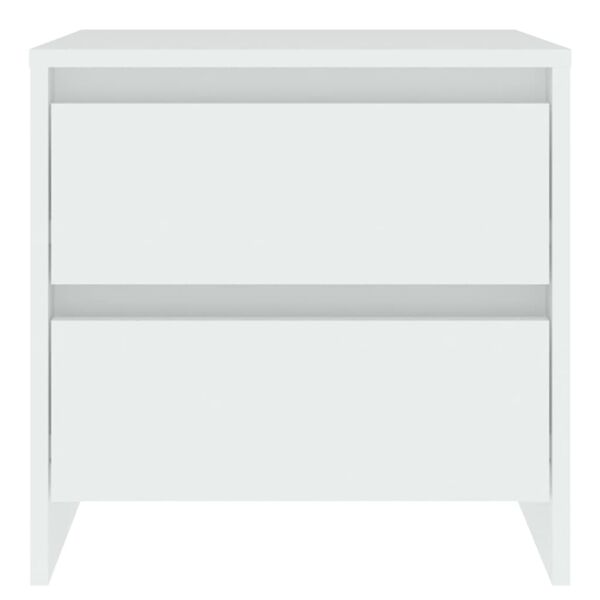 vidaXL N&aacute;ttbor&eth; 2 stk. Hv&iacute;t 45x34,5x44,5 cm Samsettur Vi&eth;ur