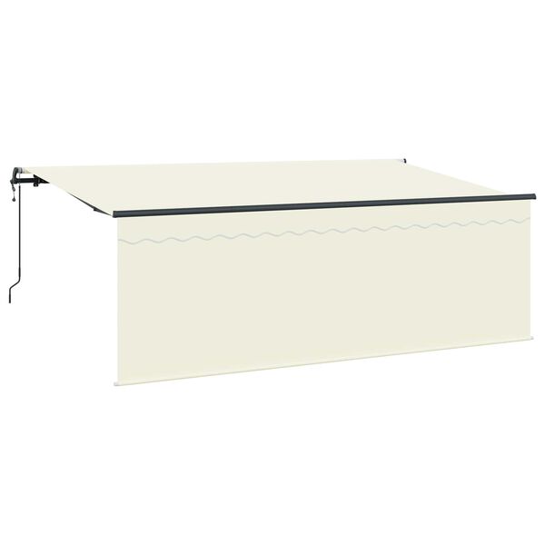 vidaXL H&aelig;gt a&eth; draga saman skyggni Rj&oacute;malitur 350 x 200 cm