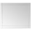 vidaXL Veggspegill 80x60 cm Gler