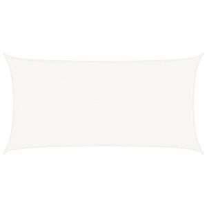 vidaXL S&oacute;lskyggni Segl HDPE R&eacute;tthyrnt 2x4 m Hv&iacute;tt