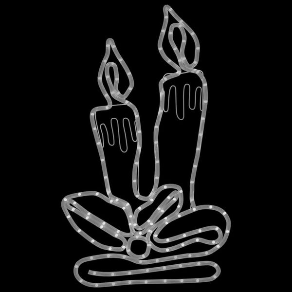 vidaXL J&oacute;lakerti Mynd me&eth; 144 LED 70x42 cm