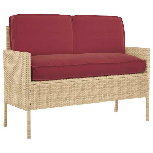 vidaXL P&uacute;&eth;asett 3 pcs V&iacute;nrau&eth;ur Oxford efni