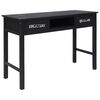 vidaXL Veggbor&eth; Svart 110x45x76 cm Vi&eth;ur