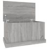 vidaXL Geymslubox Gr&aacute;r Sonoma 70x40x38 cm Samsettur Vi&eth;ur