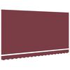 vidaXL Varmaskiptaefni fyrir skyggni burgundy 400 x 200 cm Strigi