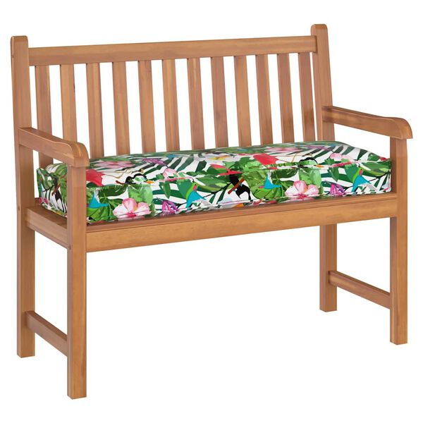 vidaXL P&uacute;&eth;i Bl&oacute;m Marglitur 120 x 40 x 8 cm Oxford efni