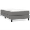 vidaXL R&uacute;mgrind me&eth; Springfj&ouml;&eth;rum D&ouml;kkgr&aacute;r 90x200 cm Tau&aacute;kl&aelig;&eth;i