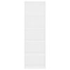 800990 vidaXL 5-Tier Book Cabinet White 60x30x189 cm Chipboard