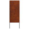 vidaXL Gar&eth;s b&uacute;na&eth; skj&aacute;r &Uacute;tskur&eth;ur Rusty 50 x 140 cm Ve&eth;ra&eth; st&aacute;l