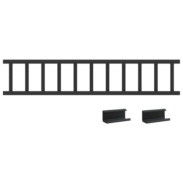 vidaXL &THORN;aksskj&ouml;ldur fyrir snj&oacute; 1200 x 2,5 x 20 cm St&aacute;l