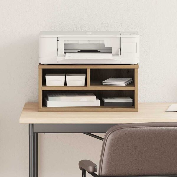 vidaXL Prentara standur handverkseik 49 x 40 x 22.5 cm Samsettur viður